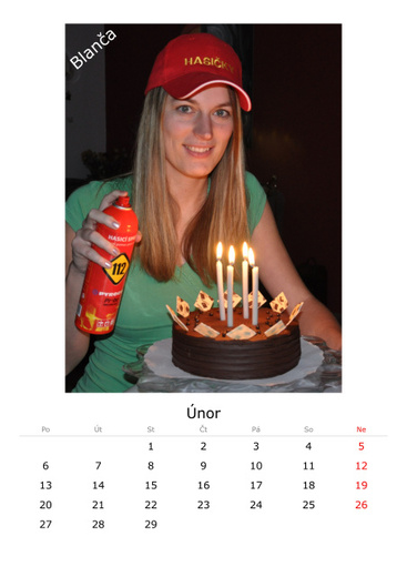 Kalendář 2012 postupně