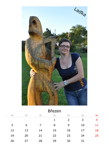 Kalendář 2012 postupně
